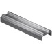 SUPRA dubbele bodemrail naturel geanodiseerd aluminium voor kaderprofiel lengte 5m / 5m