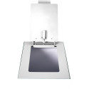 V-Part couvercle à clapet pour poubelle modulaire 60 l, blanc