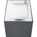 V-Part top met klep voor modulaire afvalbak 60 l, wit