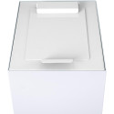 V-Part top met klep voor modulaire afvalbak 60 l, wit