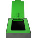 V-Part couvercle à clapet pour poubelle modulaire 60 l, vert