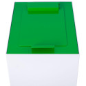 V-Part couvercle à clapet pour poubelle modulaire 60 l, vert