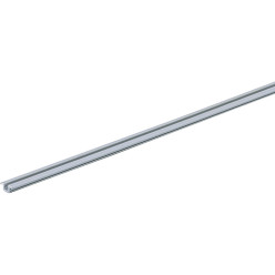 Hettich SlideLine 55 Plus Anodised Silver Aluminium Runner and Guide Profile 4m Max 30kg per Panel / 4m