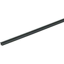 Hettich SlideLine 55 Plus Black Plastic Sliding Guide Profile 4m up to 15kg per panel / 4m