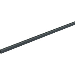 Bronze Anodized Aluminum Sliding and Guide Profile SlideLine 56 Length 6m / 6m