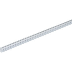 SlideLine 56 Silver Anodized Aluminum Sliding and Guide Profile 6m Length per 6m