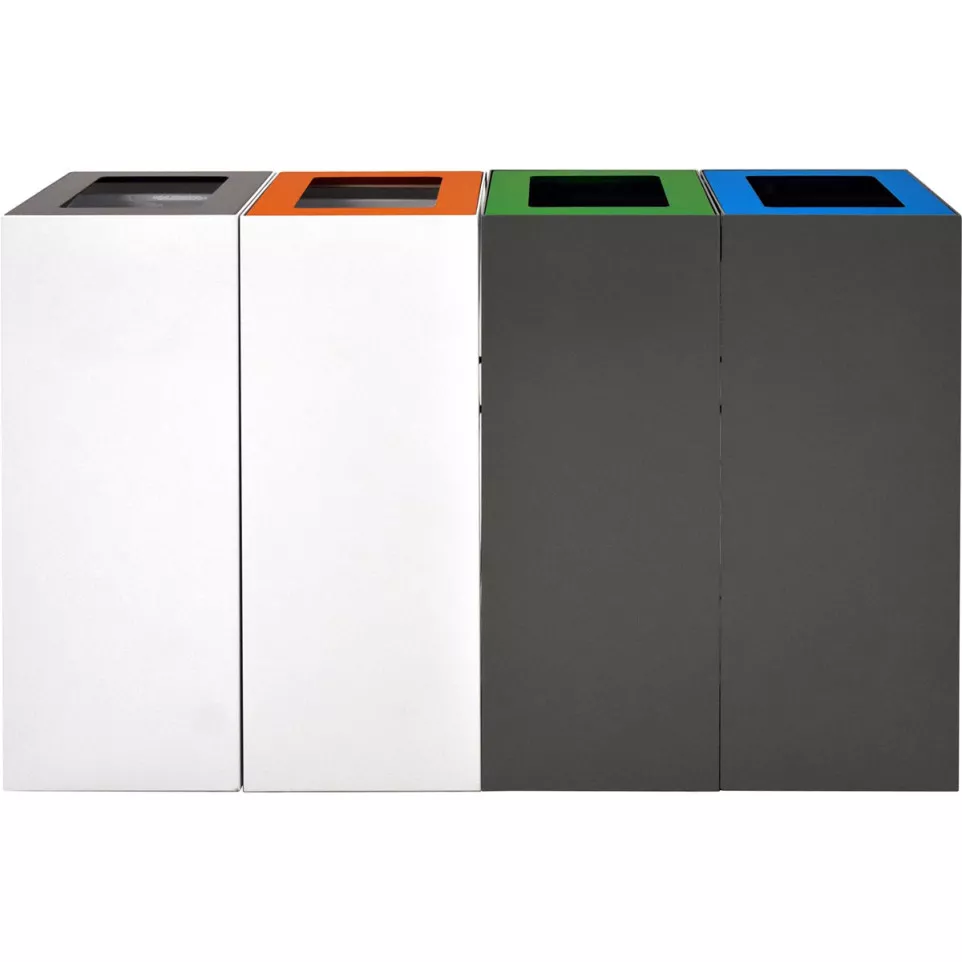V-Part modulaire afvalbak 60 l, grijs