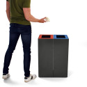V-Part Modular Trash Can 60L Grey