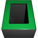 V-Part lid for modular waste bin 60L green