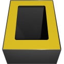 V-Part Lid for Modular Waste Bin 60L Yellow