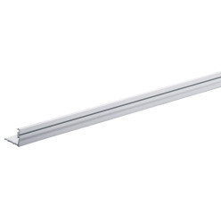 WingLine 77 zilver geanodiseerd aluminium geleideprofiel, lengte 2m / 2m