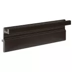 Hettich WingLine L Anodized Black Aluminum Runner Profile 2.4m