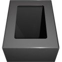 V-Part lid for modular waste bin 60L, dark grey