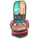 Professional First Aid Backpack with Modular Pouches Red