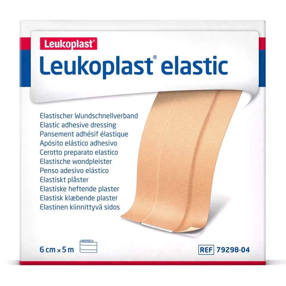 Leukoplast elastische pleister, 6 cm...