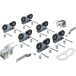 Kit de coulissage supérieur pour 3 portes TopLine 1 max. 75kg par panneaux / pce