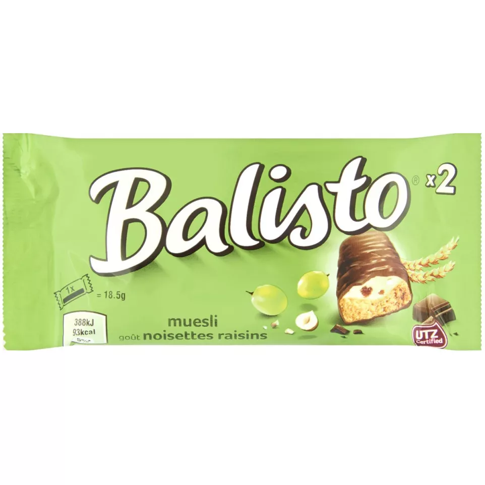Balisto Muesli biscuit Vert, 37 g