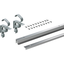 WingLine L loop- en geleidingsprofielset geadoniseerd alu, lengte 1,2m / pce