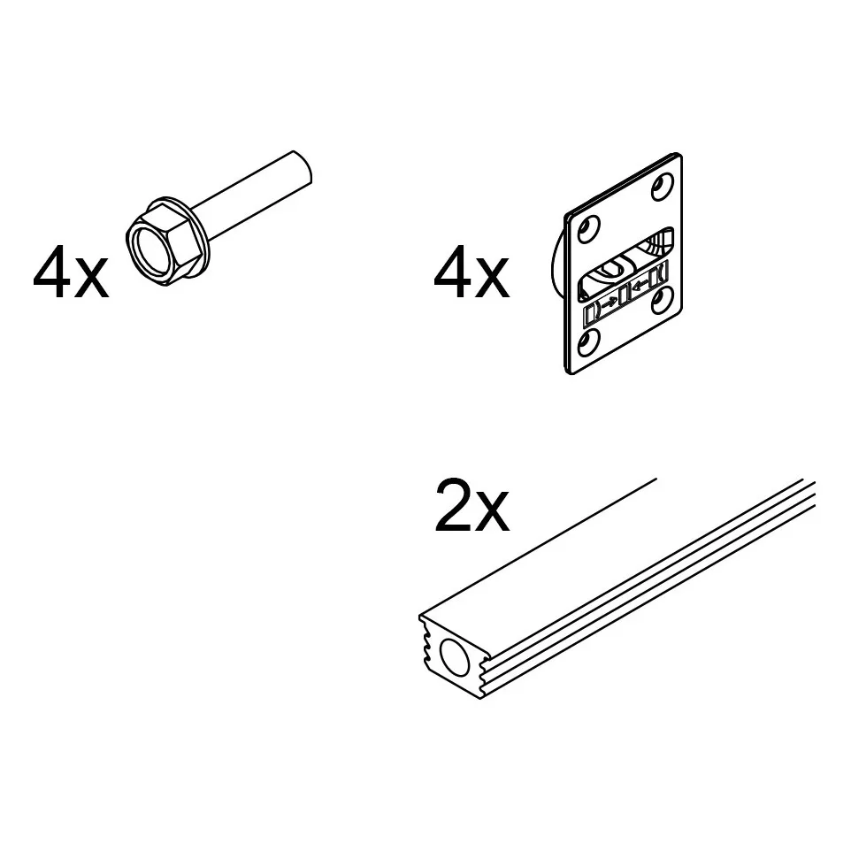 Zwart geanodiseerd aluminium...