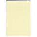 Exacompta notitieboeken, ft 29,7 x 21 cm, Black, geel papier, 70 vel, geruit Q5