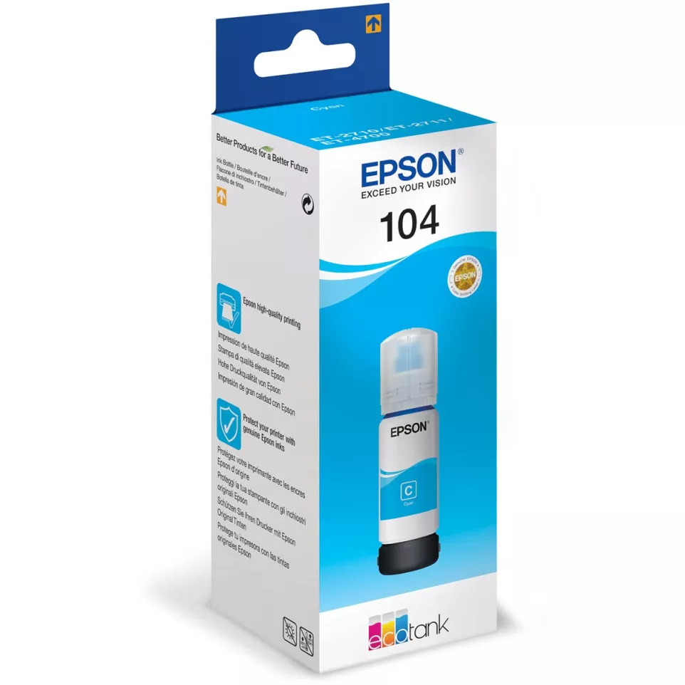 Epson inktfles 104, 7.500 pagina's,...