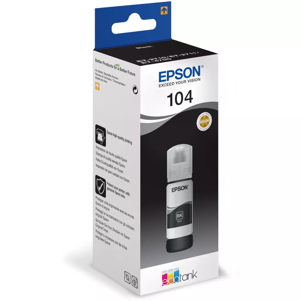 Epson 104 EcoTank Black Ink Bottle...