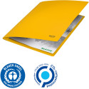 Leitz Recycle A4 Cardboard Two-Prong File Yellow