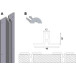 Eindkap voor enkele verzonken aluminium stellijst LINEAR / pce