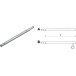BORKIA stang voor houten plank 360mm / pce
