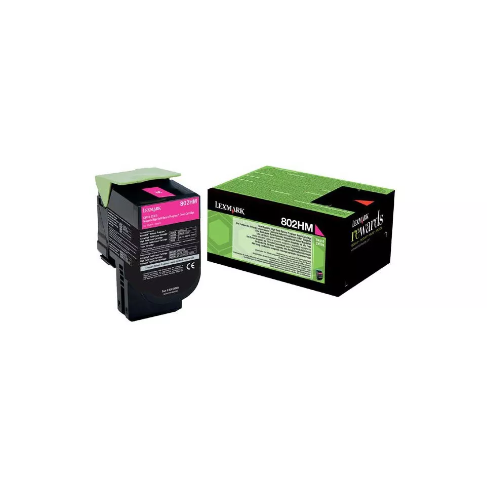 Lexmark 802HM High Capacity Magenta...