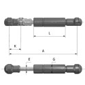 Vérin pneumatique de remplacement 2911IN pour compas de relevage Hettich HLB force 380N / pce