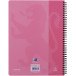 Oxford School Notebook A4+ Ruled 23 Holes 80 Sheets Pink