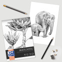 Oxford carnet de croquis, 120 g/m², ft A4, 50 feuilles