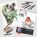 Oxford bloc de dessin A3, 40f, 160 g/m²