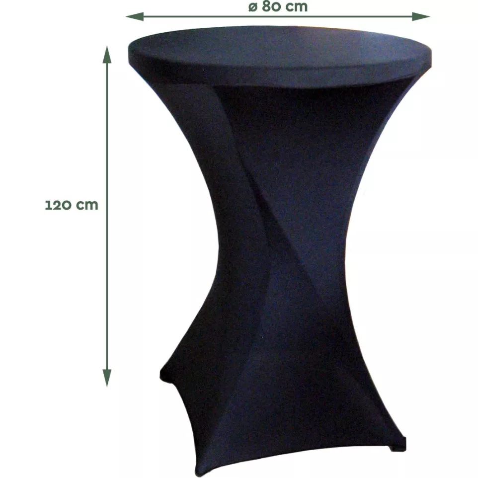 Housse pour table debout, diamètre 80...