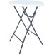 Inklapbare statafel BT100, wit, diameter 80 cm