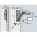 Paire de Compas de relevage Lift à angle d'ouverture 75° poids max. 4,6kg / pce