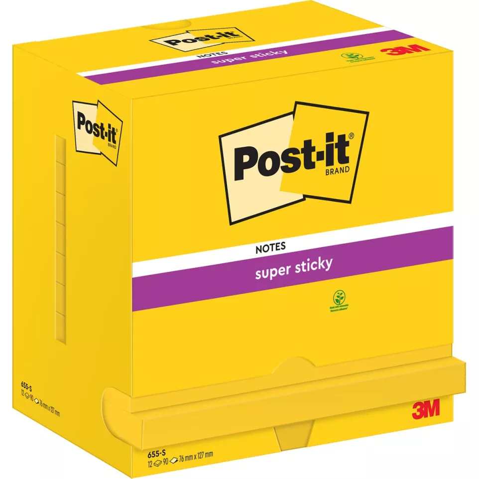 Post-it Super Sticky notes, 90...