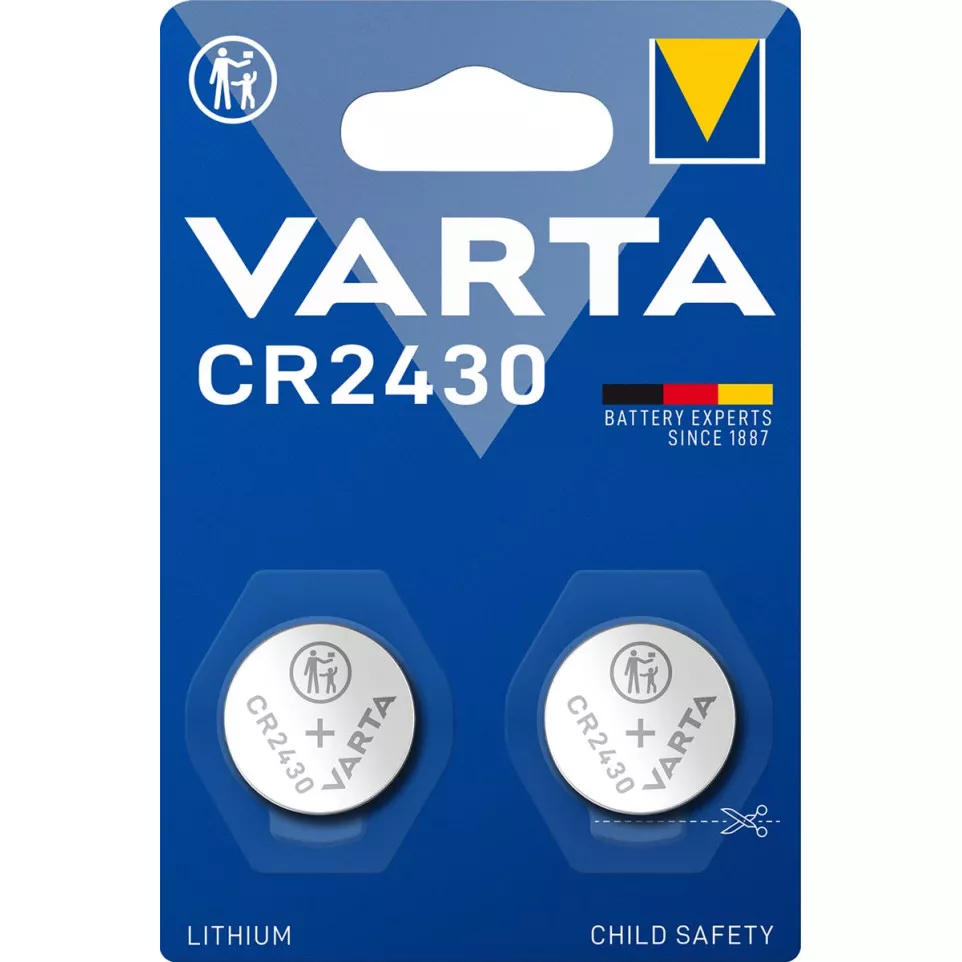 Varta pile bouton Lithium CR2430,...