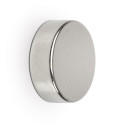 MAUL Aimant O-néodyme, Ø15x5mm, 4,5kg, blist 4pcs, argent clair, pour tableau blanc