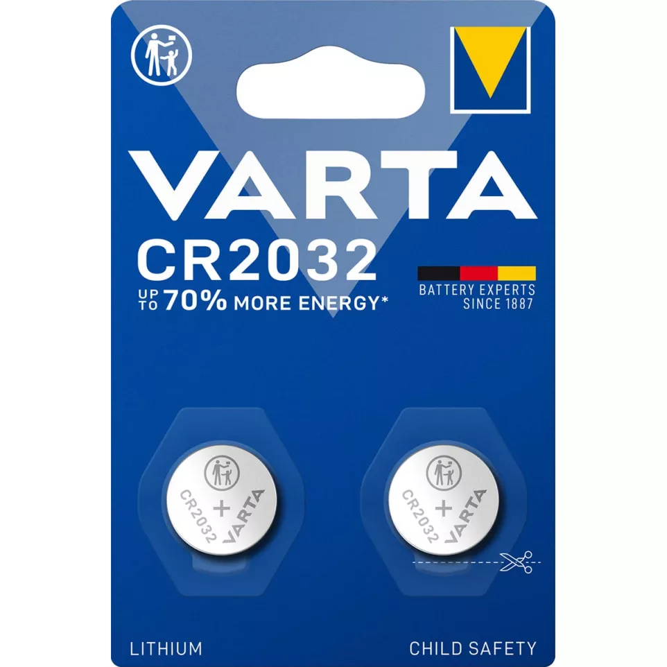 Varta pile bouton Lithium CR2032,...