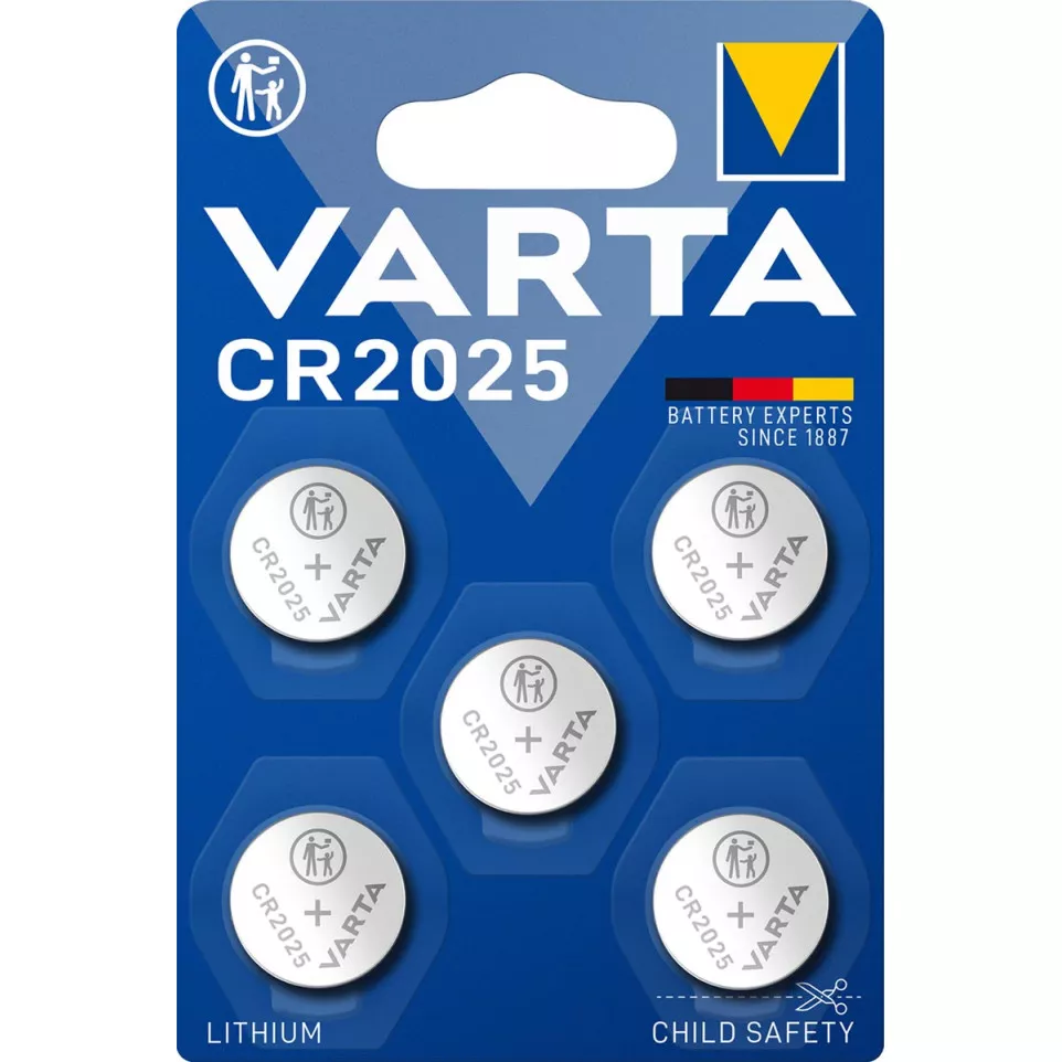 Varta knoopcel Lithium CR2025,...
