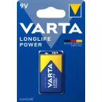 Varta Longlife Power 9V Battery, Blister Pack of 1 Piece