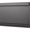 Frontpaneel in antraciet aluminium, 110 mm hoog, op maat te snijden voor interne lade en interne pannenlade Slim, lengte 1,2 m /