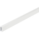 White Aluminum Cut-to-Size Rail for Slim Drawer Fronts 1.2m Length