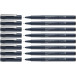 Schneider fineliner Pictus, etui van 8 stuks, zwart