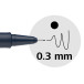 Schneider Pictus Fineliner Set of 8 Black Pens