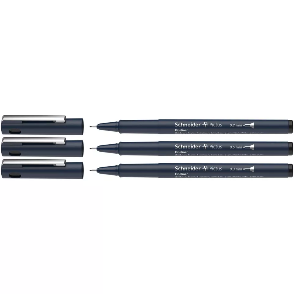 Schneider fineliner Pictus, etui van...
