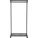 MAUL kledingrek bolero mobiel, ft 78 x 166 x 46 cm, max. 46 kg, 20 kg per stang, zwart RAL9004
