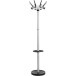 MAUL Caligo Coat Rack, 175 cm Height, 32 Hooks with Umbrella Stand, Silver